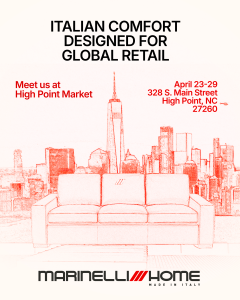 Marinelli Home High Point Market 2026 divani design italiano